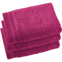 De Witte Lietaer Serviette Invité De Witte Lietaer Contessa Magenta (40 x 60 cm) (Lot de 3)