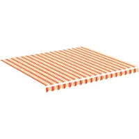 vidaXL Toile de store jaune et orange 4x3,5 m
