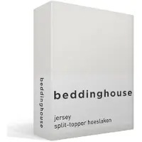 Beddinghouse Drap-Housse de Surmatelas Beddinghouse White Off (Jersey)-200 x 200/220 cm