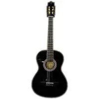 Gomez 001 Guitare classique modèle 4/4 Noir