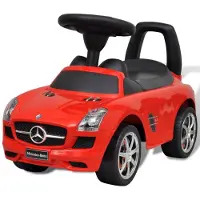 vidaXL Voiture à pousser par pieds pour enfants rouge