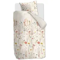 Ariadne at Home Housse de Couette Ariadne at Home Flowered Off-White Coton-140 x 200 / 220 cm | 1-personne