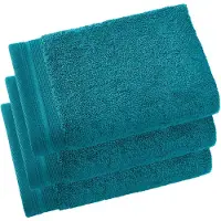 De Witte Lietaer Serviette Invité De Witte Lietaer Contessa Lagoon Blue (40 x 60 cm) (Lot de 3)