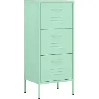 vidaXL Armoire de rangement Vert menthe 42,5x35x101,5 cm Acier