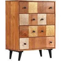 vidaXL Commode 60x30x75 cm en bois massif d'acacia