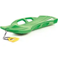 Prosperplast SNOW TRAIN Bobsleigh en plastique, vert