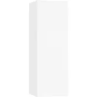 vidaXL Armoire TV Blanc 30,5x30x90 cm Bois composite