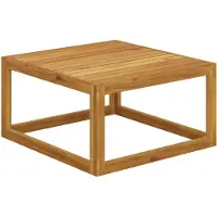 vidaXL Table basse 68x68x29 cm en bois massif d'acacia