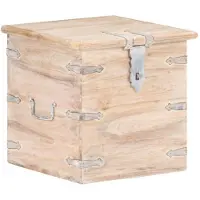 vidaXL Coffre 40x40x40 cm Bois d'acacia solide