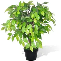 vidaXL Palmier Artificiel Plastique avec Pot 60 cm