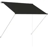 vidaXL Auvent rétractable 150x150 cm Anthracite