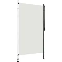 vidaXL Store extérieur 120 x 270 cm Crème