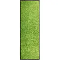vidaXL Paillasson lavable Vert 60x180 cm