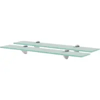 vidaXL Étagères murales 2 pcs Verre 60x20 cm 8 mm