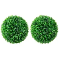 vidaXL Boules de buis artificielles 2 pcs 38 cm