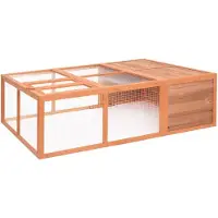 vidaXL Cage de jardin pour animaux 150x100x50 cm Sapin massif