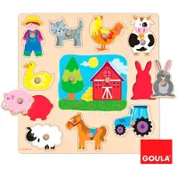 Goula Puzzle Silouhettes Ferme