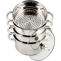 KINGHOFF marmites a vapeur 2,5l 18cm 5 pieces KH3317