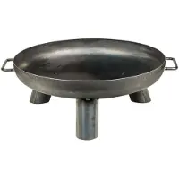 Huismerk Bol à feu portable Rondo 55x25 cm gris