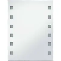 vidaXL Miroir mural de salle de bain avec LEDs 60x80 cm
