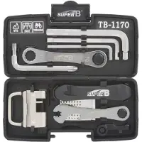 Super B Tb-1170 Tool Case Tool Kit Argenté