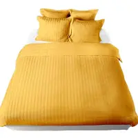 De Witte Lietaer Parure de Lit De Witte Lietaer Zygo Ocre Coton-200 x 200 / 220 cm | 2-personnes