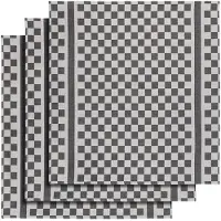 De Witte Lietaer Torchons De Witte Lietaer Groom Blanc et Noir (3 unités)