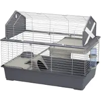 Ferplast Barn 100 Rabbit Cage Gris