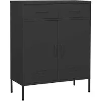 vidaXL Armoire de rangement Anthracite 80x35x101,5 cm Acier