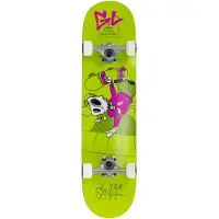 Enuff Skateboards Enuff Skateboard - 7,25'' - Skully Mini Complet - Vert - - UneTaille - Skateboard