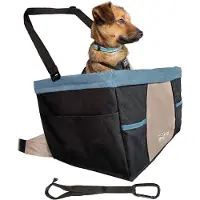 Kurgo Siège rehausseur Rover pour chiens Noir/bleu