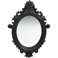 vidaXL Miroir mural style château 56x76 cm Noir