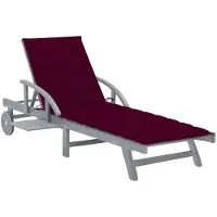vidaXL Bain de soleil avec support acacia massif