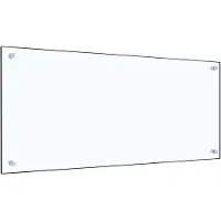 vidaXL Dosseret de cuisine Transparent 90 x 40 cm Verre trempé