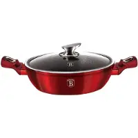 Berlinger Haus Casserole en Granit BH-1262 24 cm Burgundy Métallique