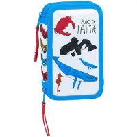 Safta Algo De Jaime Ocean Trousse à crayons double petite 28 pièces Multicolore Taille unique