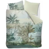 Kardol Ensemble de housse de couette en satin de coton Canopy 220TC - Comprend taies d'oreiller