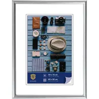 Henzo Cadre Napoli - 60x80cm - Argent