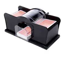 Longfield Mélangeur de cartes manuel Twisk - Accessoires pour jeux de cartes en plastique