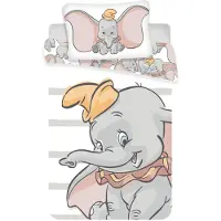 Disney Parure De Couette + Taie "Dumbo" 100 X 135 Cm - Lit De Bébé