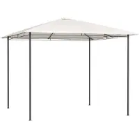 vidaXL Pavillon 3x3x2,6 m Crème 160 g/m