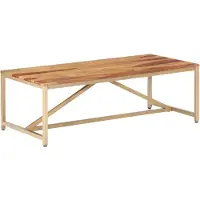 vidaXL Table basse 120x60x40 cm en bois massif