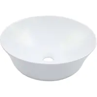 vidaXL lavabo 41 x 12,5 cm céramique blanc