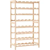vidaXL Casier à bouteilles Bois de cèdre 57,5 x 28 x 102 cm