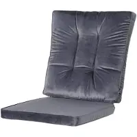 Madison Coussin Fauteuil en Osier Madison Dining Set Outdoor Velvet Blue Panama Grey