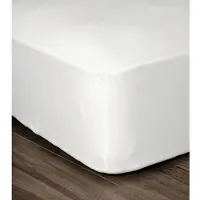 You do it Housse de Matelas Fitted Lovely Home Blanche pour Lit Double - 160 x 200 cm