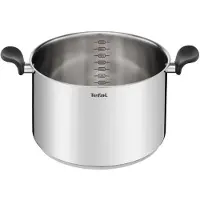 Tefal Marmite inox 28cm + couvercle en verre - - E3086404 - primary
