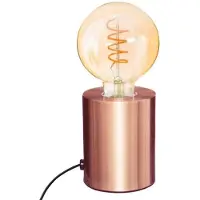 Generique Lampe De Table Cuivre 10,5x9cm E27 (ampoule Non Inclus)