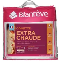 Blanreve Couette microfibre extra chaude - 140 x 200 cm - Blanc