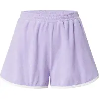 EDITED The Label Pantalon 'Eike' violet clair / blanc
